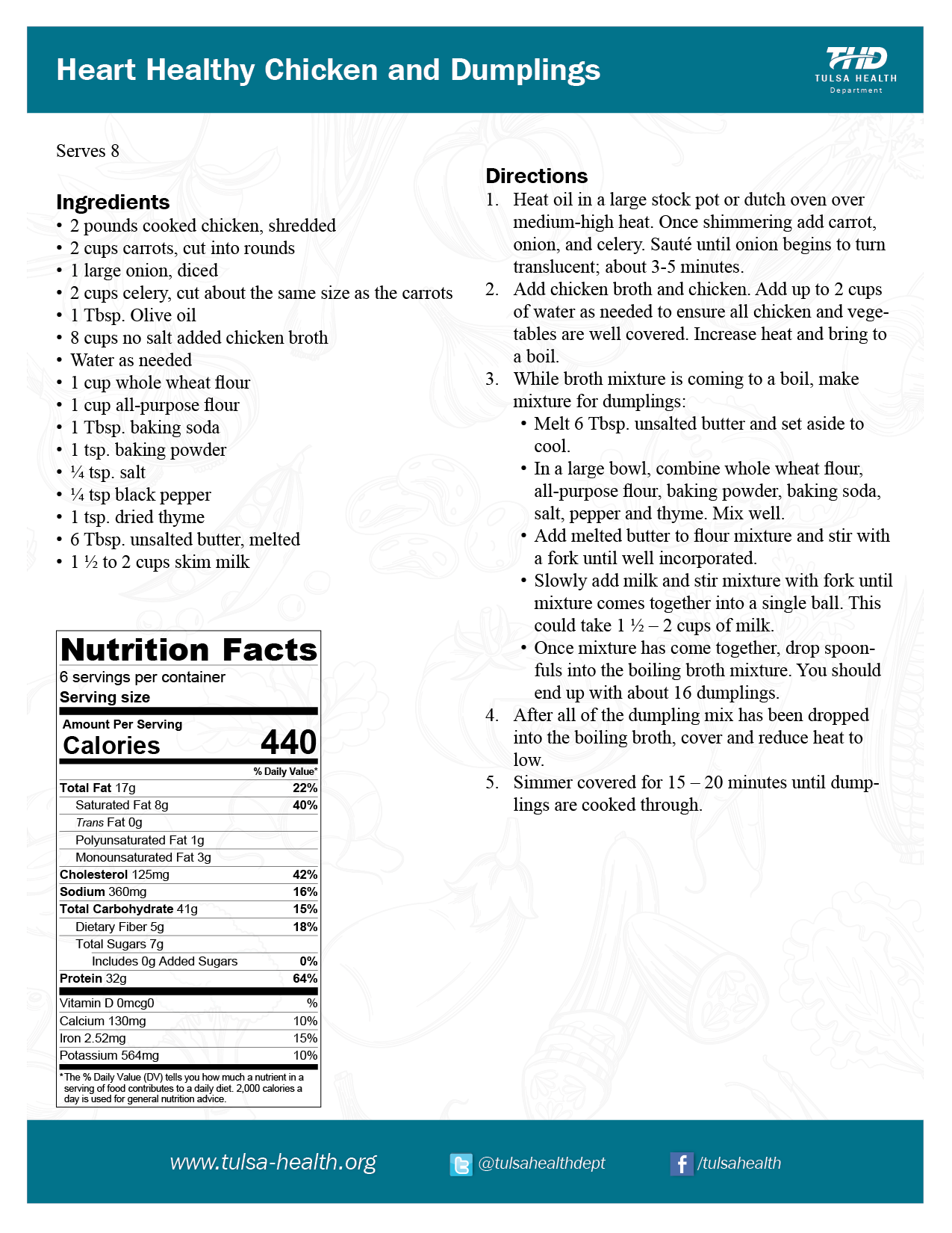 Heart Healthy Recipes | Tulsa Health Department